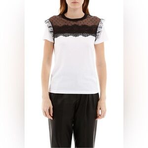 Red Valentino Lace Detail T-Shirt